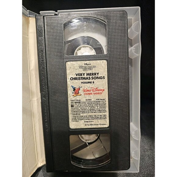 Lot Of 2 Disney's Sing Along Songs VHS- Small Word & Disney Very Merry Christmas - Picture 8 of 15